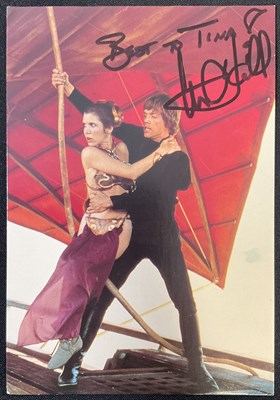 Lot 481 - MARK HAMILL - An autographed STAR WARS post...