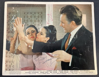 Lot 421 - ELIZABETH TAYLOR and RICHARD BURTON - A lobby...