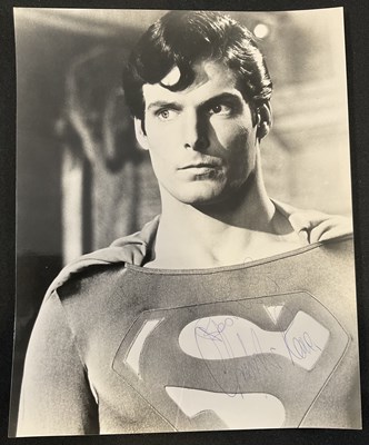 Lot 484 - CHRISTOPHER REEVE - A black and white still...