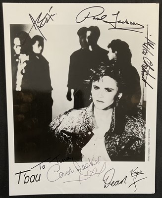 Lot 486 - A group of band signed promotional photographs...