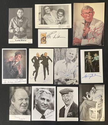 Lot 469 - COMEDY - A group of autographs from comedians...