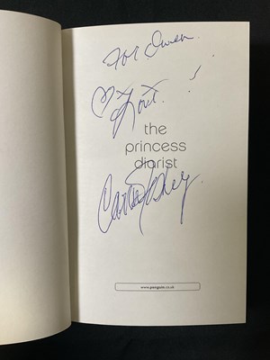 Lot 483 - A hardback copy of THE PRINCESS DIARIST signed...