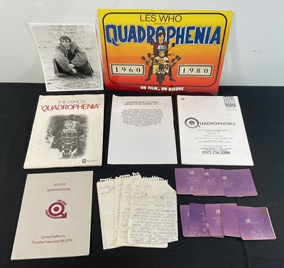 Lot 336 - QUADROPHENIA (1979) - A collection of items...