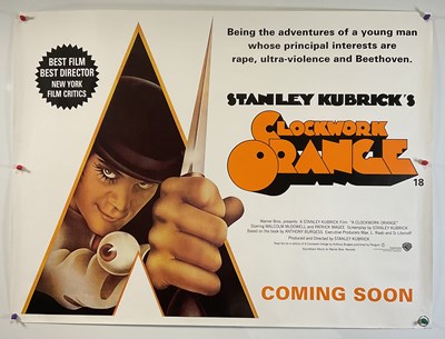 Lot 121 - A CLOCKWORK ORANGE (2000) Re-release UK Quad...