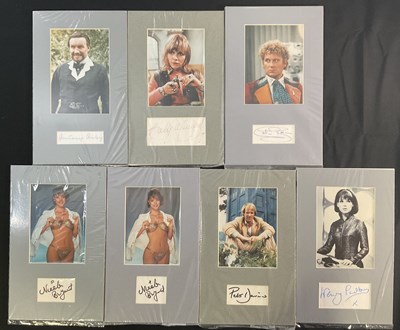 Lot 403 - DR WHO - A group of Doctor Who autographs...