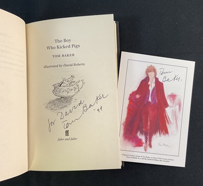 Lot 406 - DR WHO - A group of Doctor Who autographs on 8"...