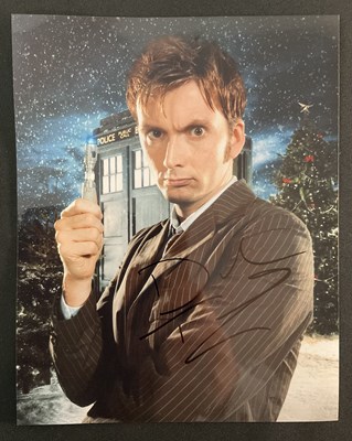 Lot 406 - DR WHO - A group of Doctor Who autographs on 8"...