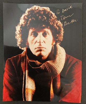 Lot 406 - DR WHO - A group of Doctor Who autographs on 8"...