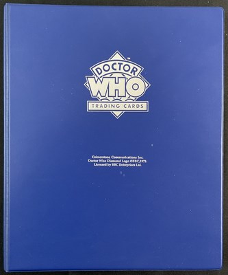 Lot 374 - DOCTOR WHO - A folder of mixed trading cards...