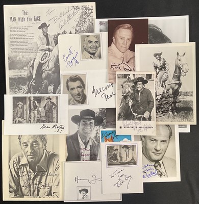 Lot 460 - COWBOYS - A collection of autographs from...