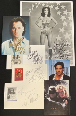 Lot 433 - SUPERHEROES - A group of autographs related to...