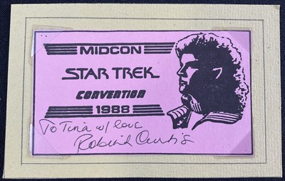 Lot 458 - STAR TREK - A group of Star Trek autographs...