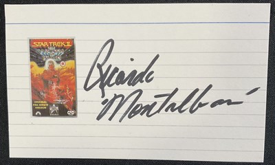 Lot 458 - STAR TREK - A group of Star Trek autographs...