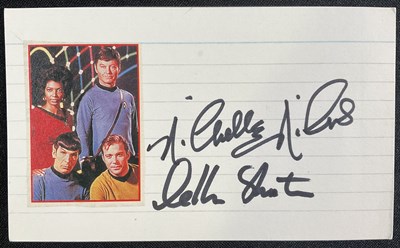 Lot 458 - STAR TREK - A group of Star Trek autographs...