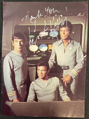 Lot 458 - STAR TREK - A group of Star Trek autographs...