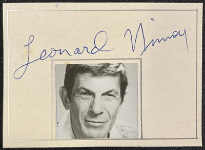 Lot 458 - STAR TREK - A group of Star Trek autographs...