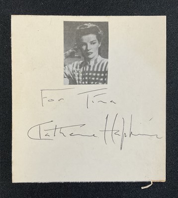 Lot 465 - VINTAGE HOLLYWOOD - A selection of autographs...