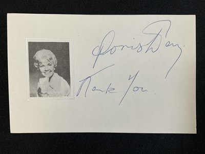 Lot 465 - VINTAGE HOLLYWOOD - A selection of autographs...