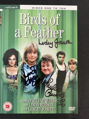Lot 434 - A group of autographs on DVD covers comprising...
