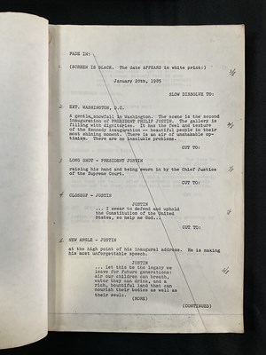 Lot 423 - A group of 3 film scripts comprising a third...