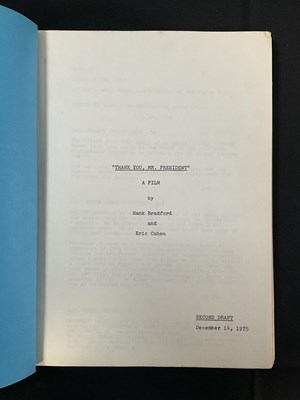 Lot 423 - A group of 3 film scripts comprising a third...