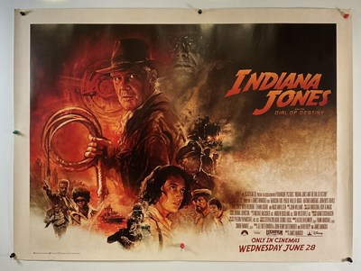 Lot 39 - INDIANA JONES - A pair of double sided UK Quad...