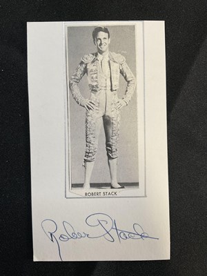 Lot 439 - A group of 60s and 70s movie star autographs...