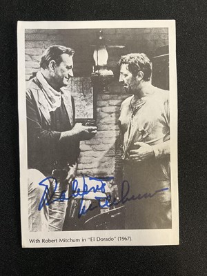 Lot 439 - A group of 60s and 70s movie star autographs...