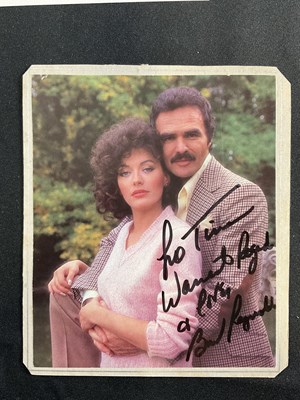 Lot 439 - A group of 60s and 70s movie star autographs...