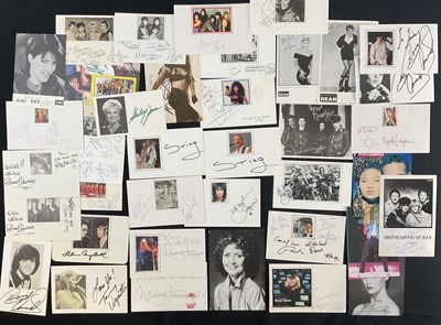 Lot 501 - A large collection of music autographs to...