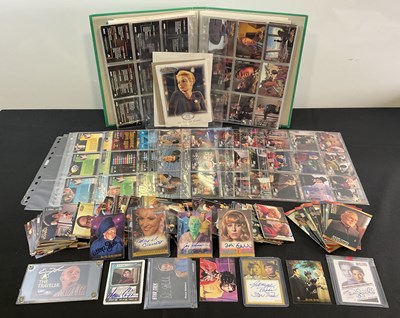 Lot 383 - A large collection of STAR TREK trading cards...