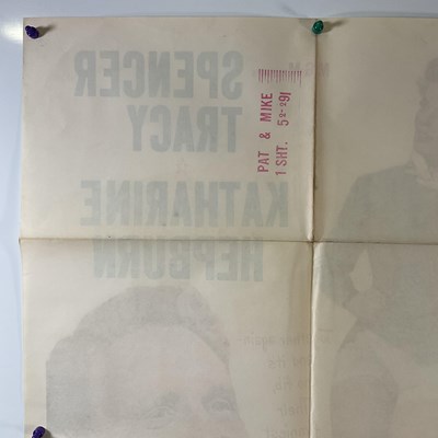Lot 10 - PAT AND MIKE (1952) UK one sheet - sports...