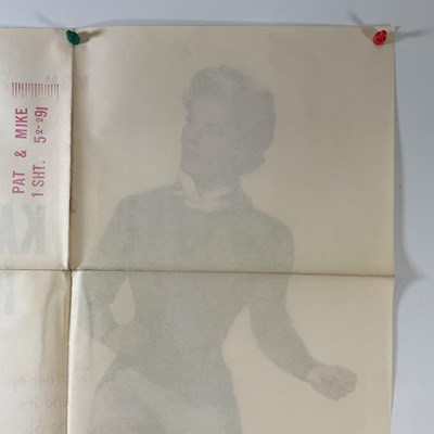Lot 10 - PAT AND MIKE (1952) UK one sheet - sports...