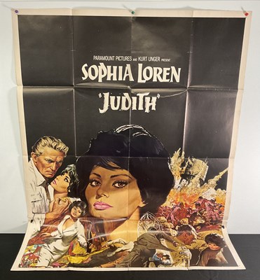 Lot 151 - JUDITH (1966) US 3 sheet featuring beautiful...