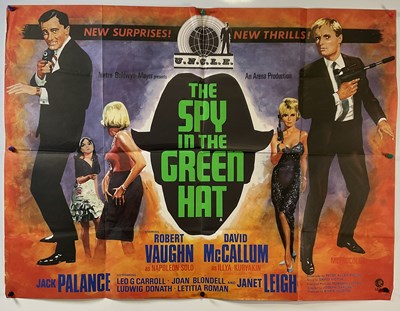 Lot 177 - THE SPY IN THE GREEN HAT (1966) UK Quad film...