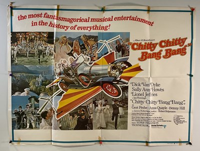 Lot 283 - CHITTY CHITTY BANG BANG (1968) UK Quad film...