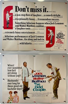 Lot 11 - THE ODD COUPLE (1968) A pair of UK Quad film...