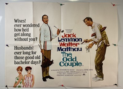 Lot 11 - THE ODD COUPLE (1968) A pair of UK Quad film...
