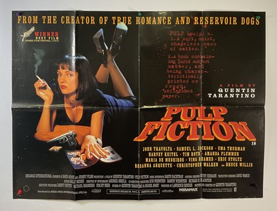 Lot 137 - PULP FICTION (1994) UK Quad film poster for...