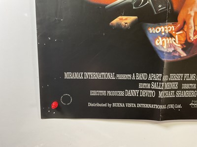 Lot 137 - PULP FICTION (1994) UK Quad film poster for...