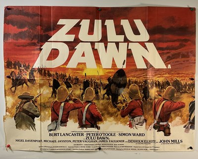 Lot 100 - ZULU DAWN (1979) UK Quad film poster for the...