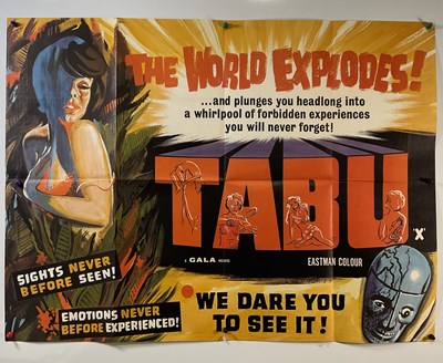 Lot 135 - TABU (1963) UK Quad film poster, also known as...