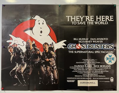 Lot 7 - GHOSTBUSTERS (1984) UK Quad film poster,...