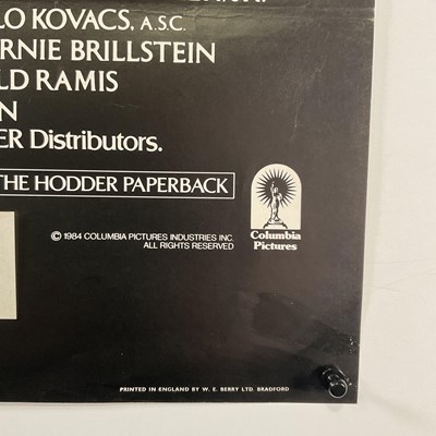 Lot 7 - GHOSTBUSTERS (1984) UK Quad film poster,...