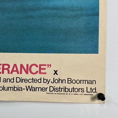 Lot 30 - DELIVERANCE (1972) UK Quad film poster with...