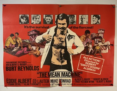 Lot 56 - THE MEAN MACHINE (1974) UK Quad film poster...