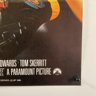 Lot 45 - TOP GUN (1986) UK Quad film poster, Tom Cruise...