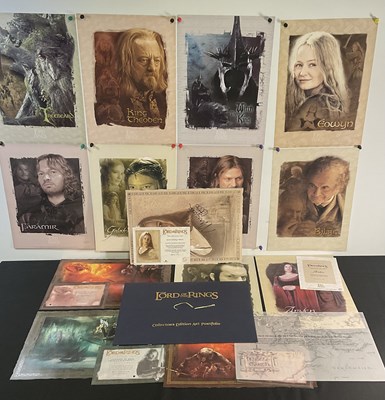 Lot 144 - A collection of LORD OF THE RINGS memorabilia...