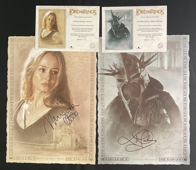 Lot 144 - A collection of LORD OF THE RINGS memorabilia...