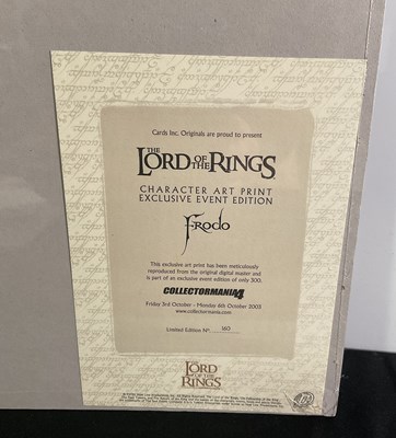 Lot 144 - A collection of LORD OF THE RINGS memorabilia...